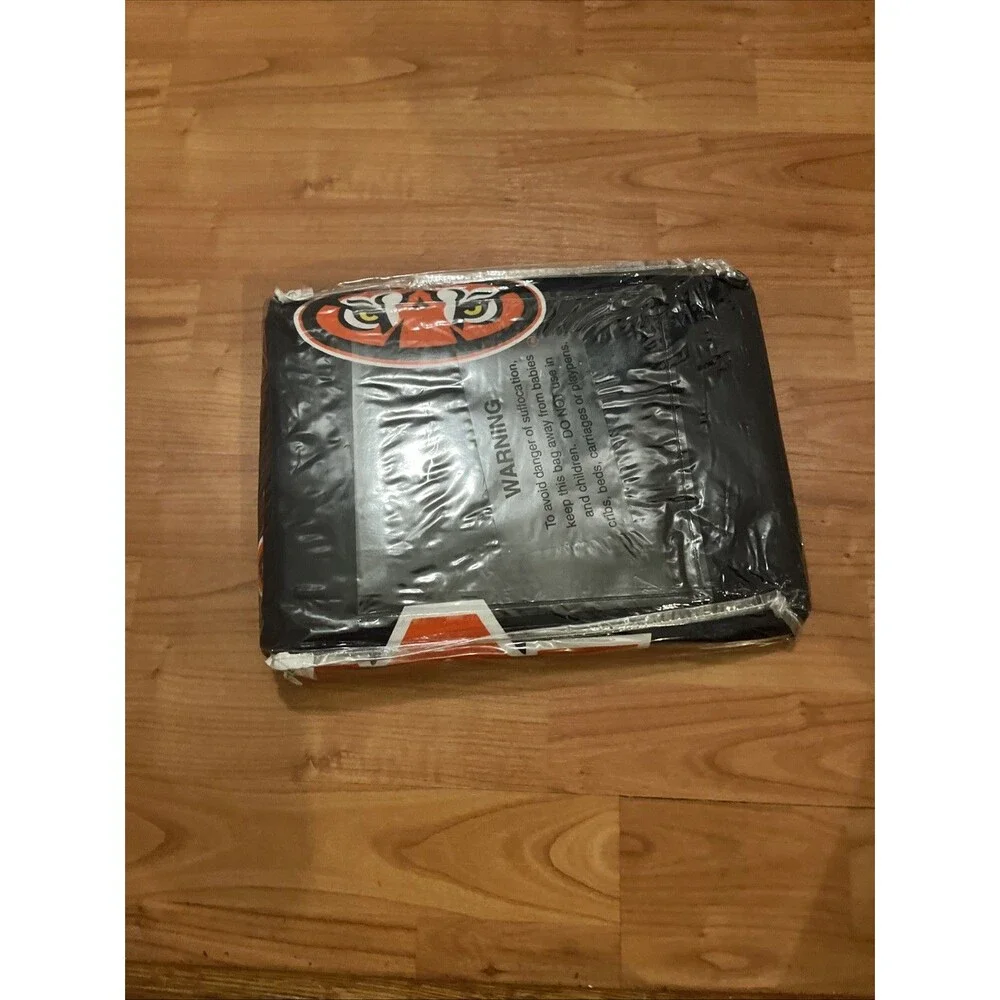 Auburn University AU Tigers Full Flat Sheet Navy Blue Burnt Orange